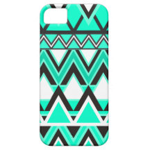 Turquoise Tribal Pattern iPhone 5 Cover