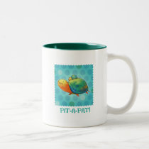 Turquoise Turtles 2-Tone Mug(right handle)