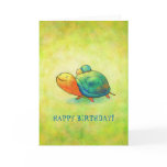 Turquoise Turtles Greeting Card(customizable)