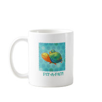 Turquoise Turtles Mug(left handle) mugs