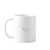 Turquoise Turtles Mug(right handle)