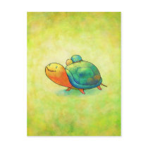 Turquoise Turtles Postcard