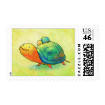Turquoise Turtles Stamp