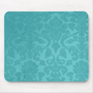 Turquoise Vintage Background Mouse Pad