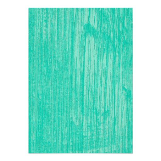 Turquoise Vintage Barn Wood Wedding Invitations
