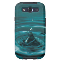 Turquoise Water Drop Galaxy SIII Cover