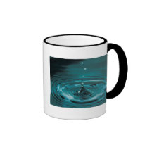 Turquoise Water Drop Mug