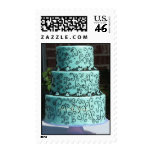 Turquoise Wedding Cake Stamps