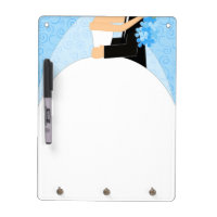 Turquoise Wedding To-Do List Dry Erase Board