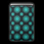 Turquoise Wispy Hippy Mandala Macbook Air Sleeves