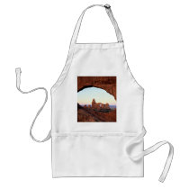 Turret Arch through window, Arches National Park, Aprons