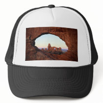 Turret Arch through window, Arches National Park, Hats