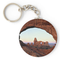 Turret Arch through window, Arches National Park, Keychain
