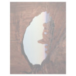 Turret Arch through window, Arches National Park, Letterhead Design