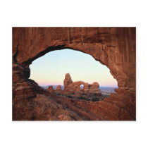 Turret Arch through window, Arches National Park, Postcards