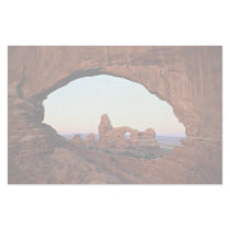 Turret Arch through window, Arches National Park, Customized Stationery