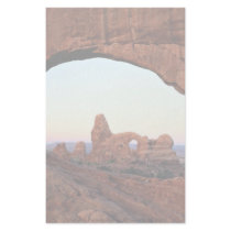 Turret Arch through window, Arches National Park, Customized Stationery