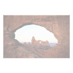 Turret Arch through window, Arches National Park, Customized Stationery