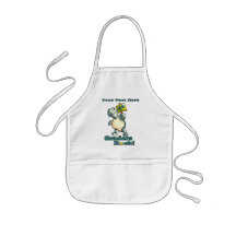 Turtle “4th Graders Rock” Design Aprons
