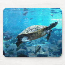 Turtle and fish mousepads by ANGELHELEN Turtle and fish mousepads