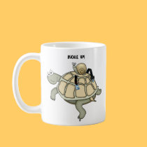 turtle and snail BUCKLE UP mug