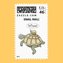 Turtle and snail Weee! postage by graphicdoodles Turtle and snail Weee! postage