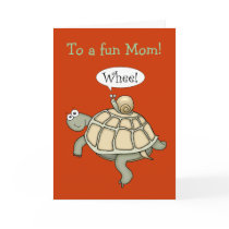Turtle and snail Whee! Mother's Day card. by graphicdoodles Turtle and snail Whee! Mother's Day card.