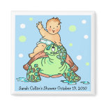 Turtle Baby Shower Girl Magnet