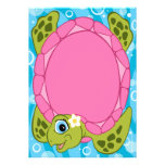 Turtle Baby Shower Invitations Girls invitations