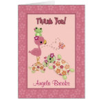 TURTLE Baby Shower Thank You Card (FOLDING) OUP TURTLE Baby Shower Thank You Card (FOLDING) OUP