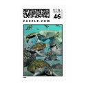 Turtle Bay-Sea Turtles Stamp by LCWeber Turtle Bay-Sea Turtles Stamp