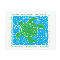 Turtle Beach Volleyball postcards by truetomboy Turtle Beach Volleyball postcards
