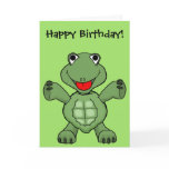 Turtle Birthday Greeting Cards