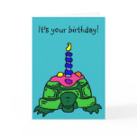 Turtle Birthday Card
