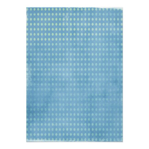 Turtle Blue Polka Dot Baby Shower Invitations