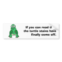 Turtle Bumper Sticker bumper stickers