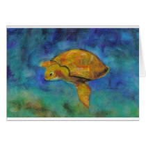 Turtle by Paula Atwell Card