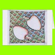Turtle Card 10 Green to Blue