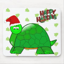 Turtle Christmas Mousepad by forbes1954 Turtle Christmas Mousepad