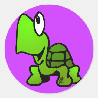 Turtle Classic Round Sticker