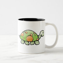 Turtle Coffee Mug - Two-Tone Customizable