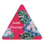 Turtle Crossing Triangle Sticker Turtle Crossing Triangle Sticker
