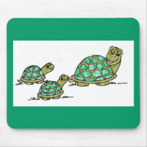 Turtle Family mousepads