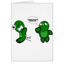 Turtle Fart Greeting Cards