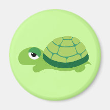 turtle fridge magnet