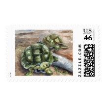 Turtle Friends Postage Stamps