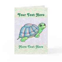 Turtle Greeting Card by Customizables Turtle Greeting Card