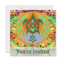 Turtle Hands Invitations