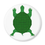 Turtle  - I - Geometric Refrigerator Magnets