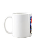 Turtle in Christmas Santa Hat Picture mugs